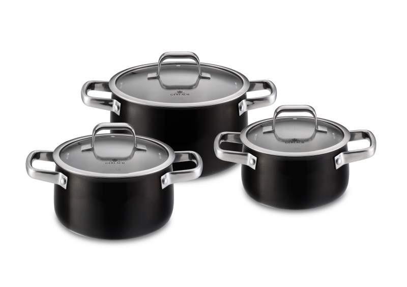 PRIME Stainless Steel Pot Set With Lids 6 pcs