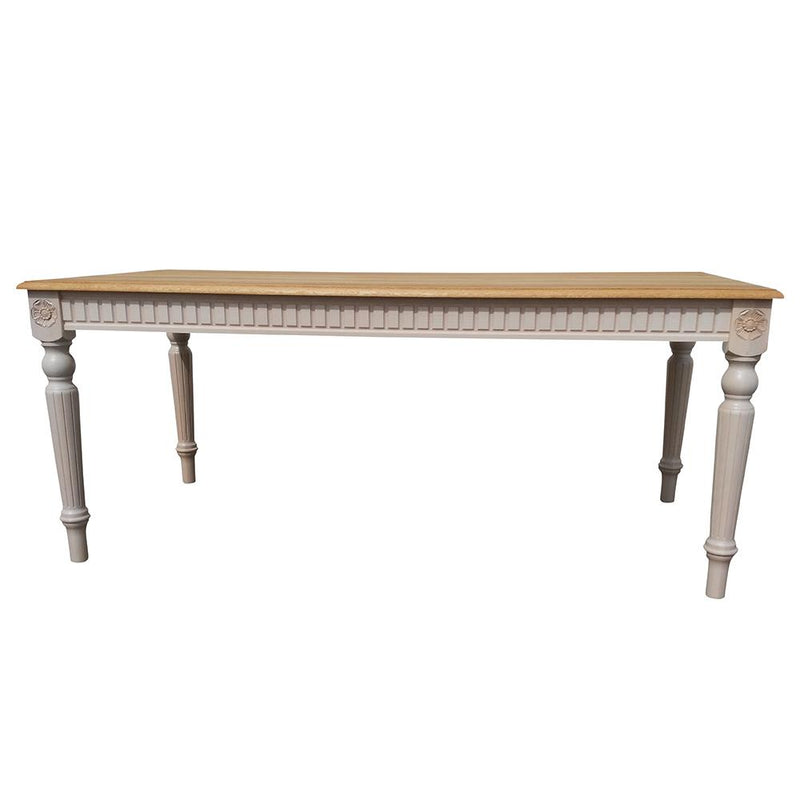 BADI Rectangular Solid Wood Dining Table