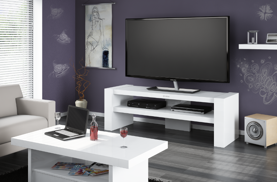 TV Stand DAVOS with shelf for up to 60 inch TV's